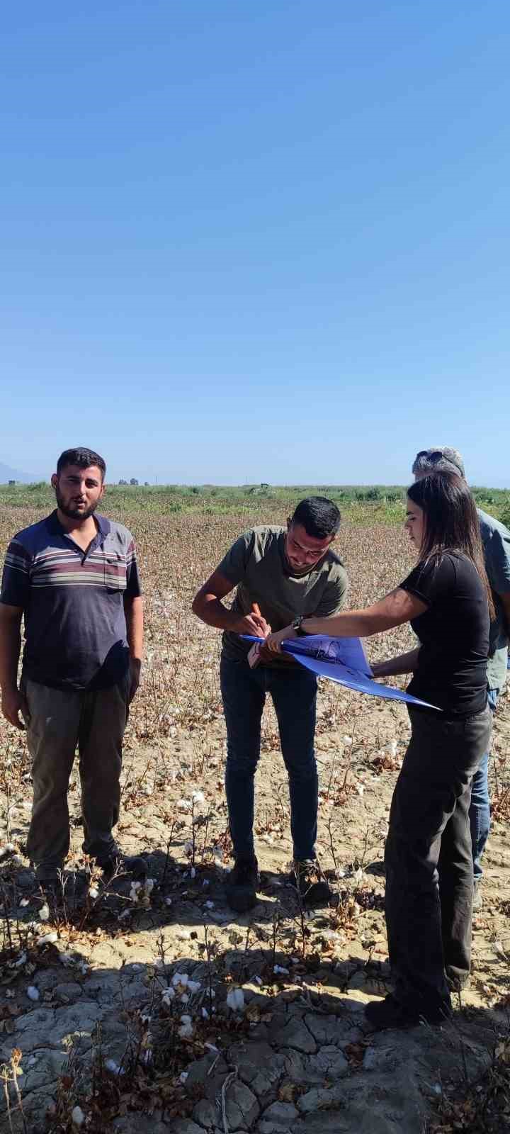 Didim&rsquo;de pamuk hasat makinelerine denetim