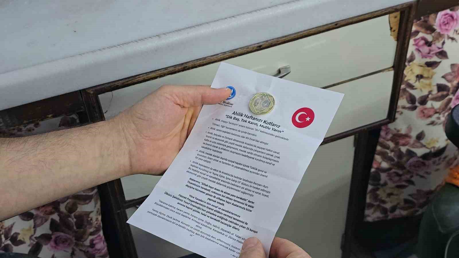 Ülkü Ocaklarından esnafa siftah parası