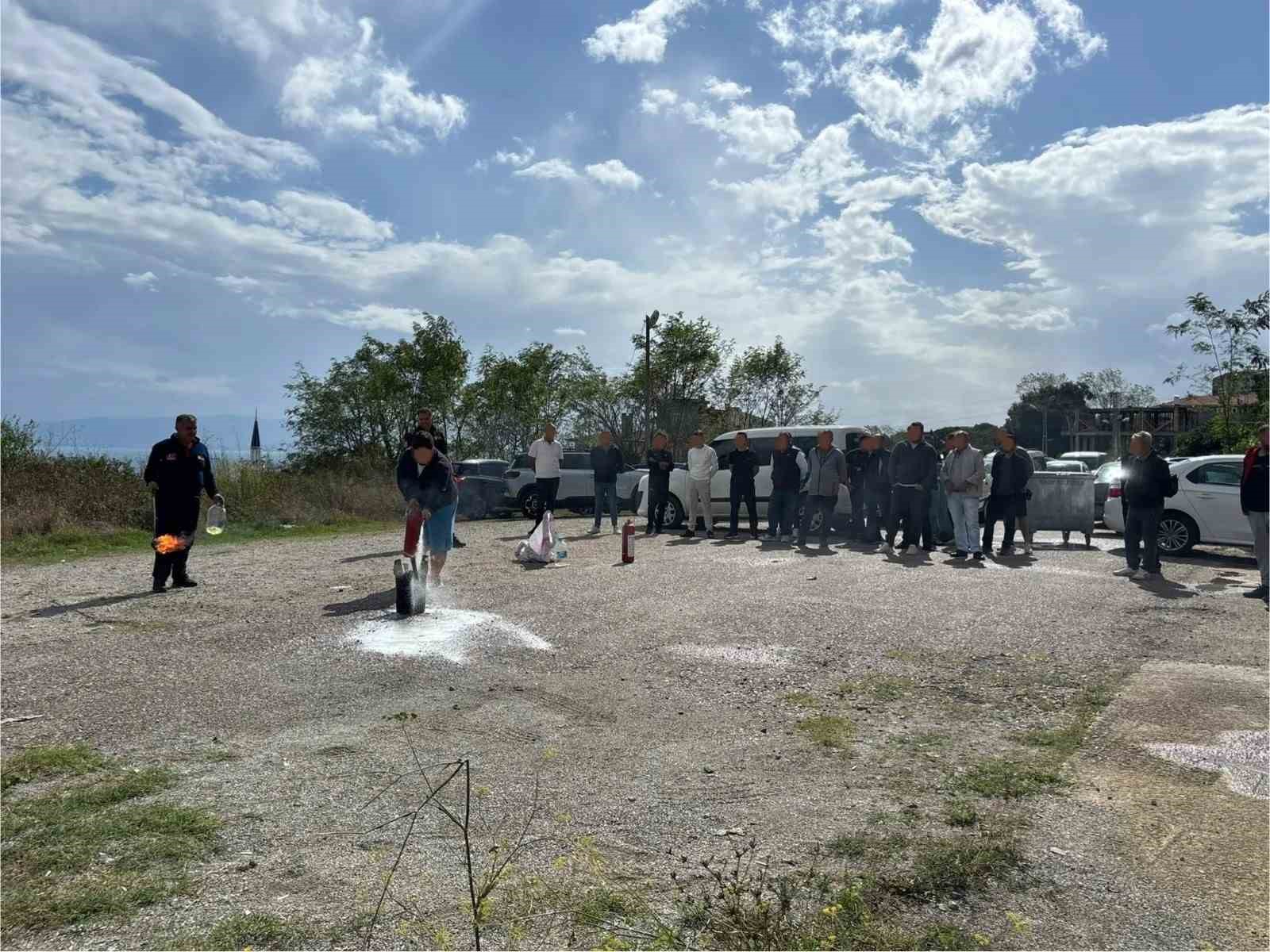 Sinop’ta yangın güvenliği eğitimi