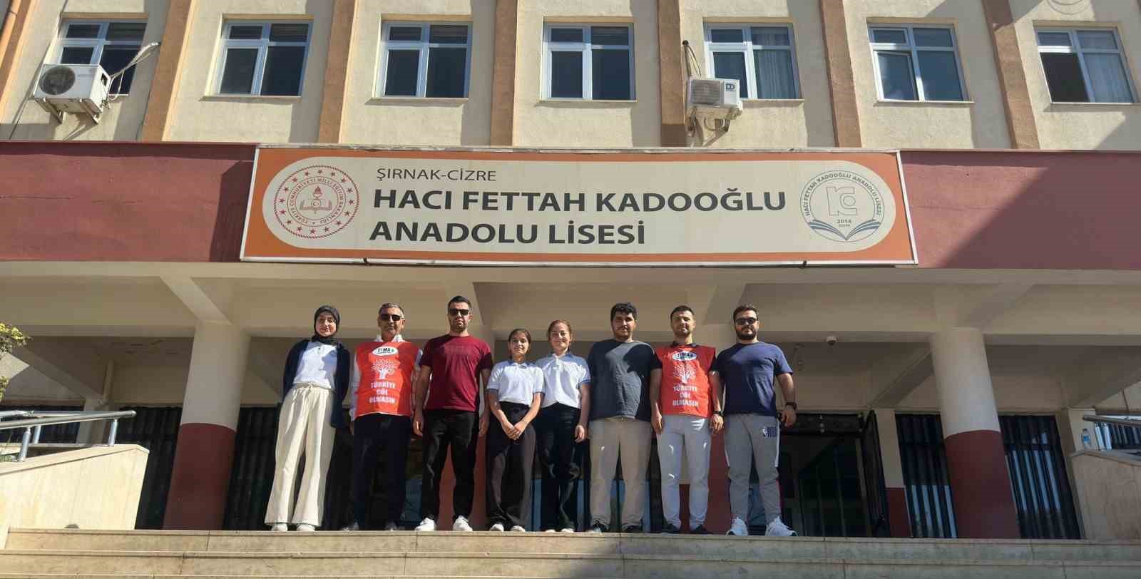 TEMA Vakfı’ndan Cizre Hacı Fettah Kadooğlu Anadolu Lisesine ’teşekkür mektubu’