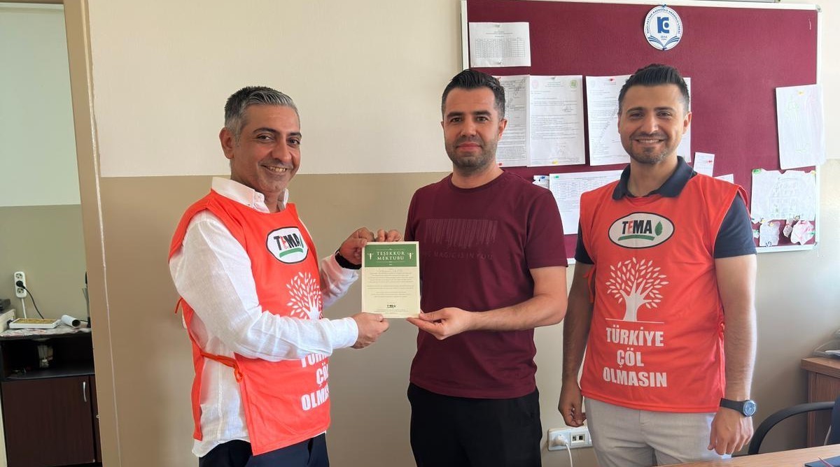 TEMA Vakfı&rsquo;ndan Cizre Hacı Fettah Kadooğlu Anadolu Lisesine &rsquo;teşekk&uuml;r mektubu&rsquo;
