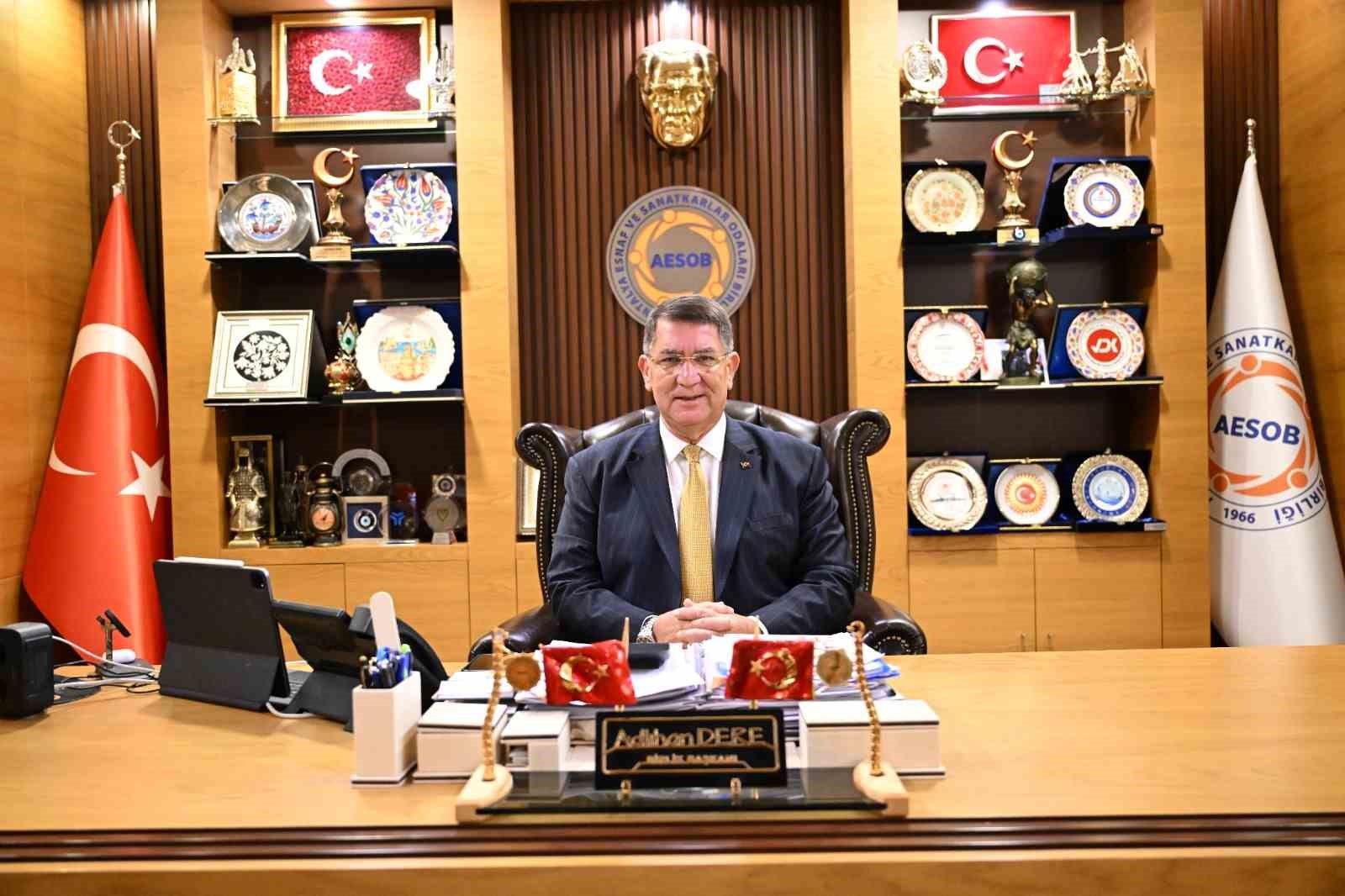 AESOB Başkanı Dere: "7 bin 200 gün düzenlemesi esnafımıza nefes aldıracak
