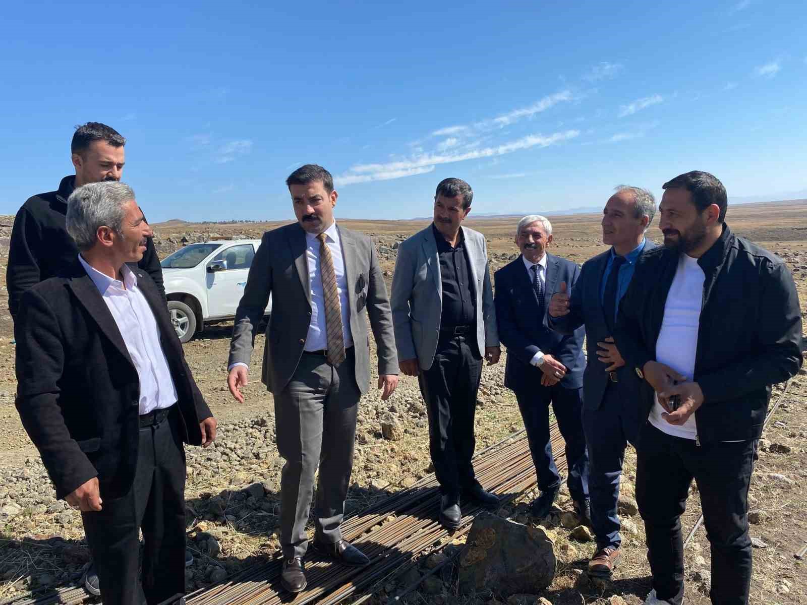 Arpaçay Kaymakamı Akköz, yatırımları yerinde gördü