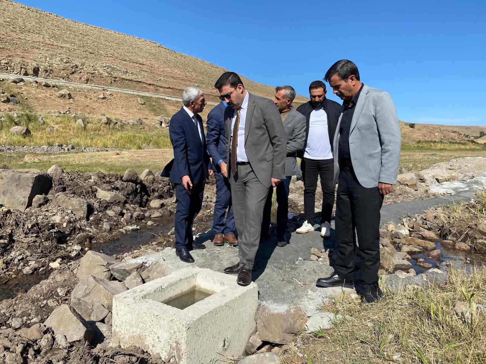 Arpaçay Kaymakamı Akköz, yatırımları yerinde gördü