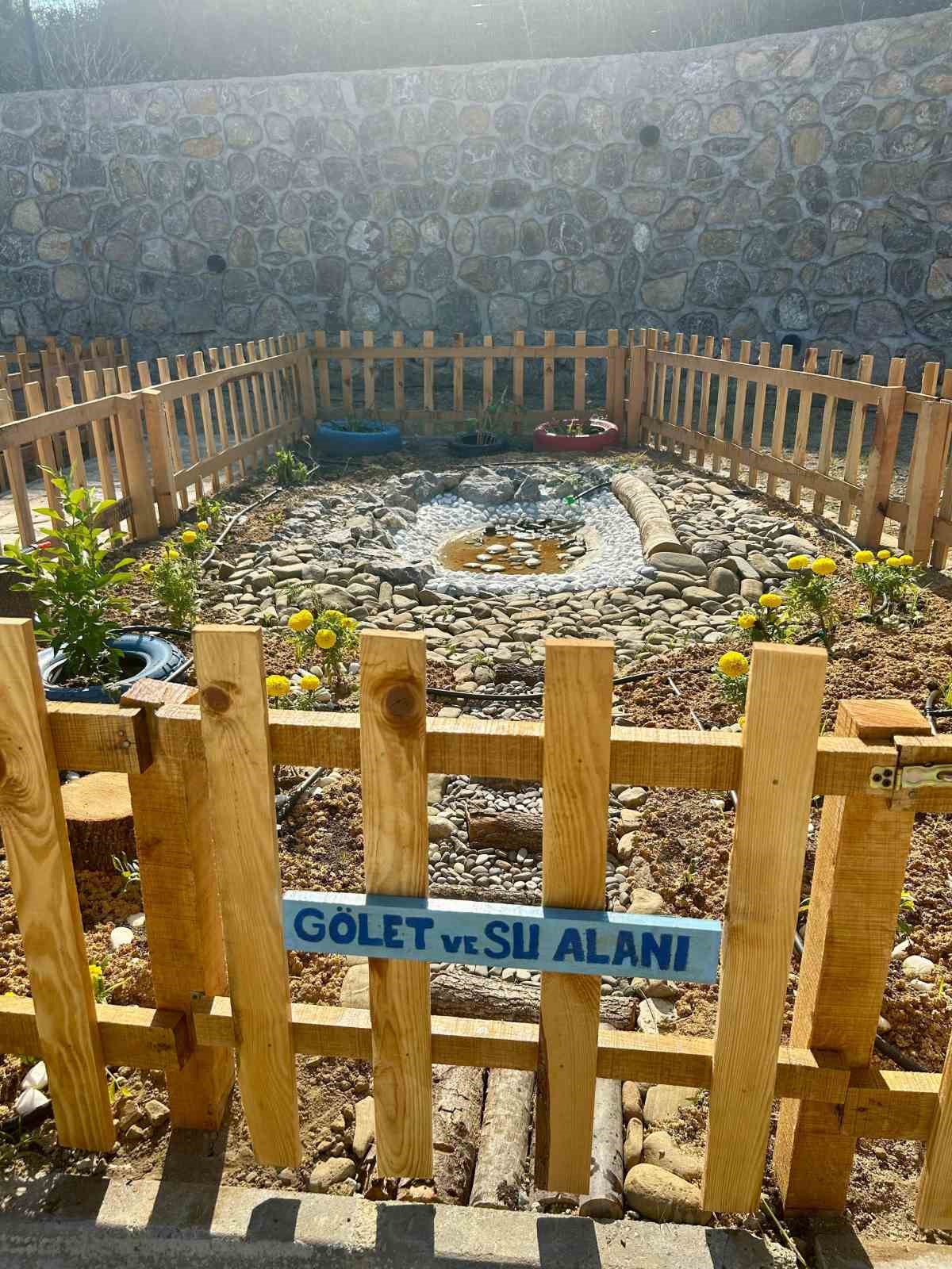 BARÜ Kutlubey Anaokulu bahçesi "Türkiye Yüzyılı Maarif Modeli"ne göre düzenlendi