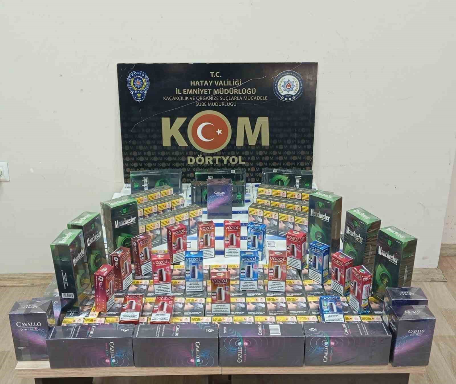 Hatay’da sahte içki ve kaçakçılık operasyonu