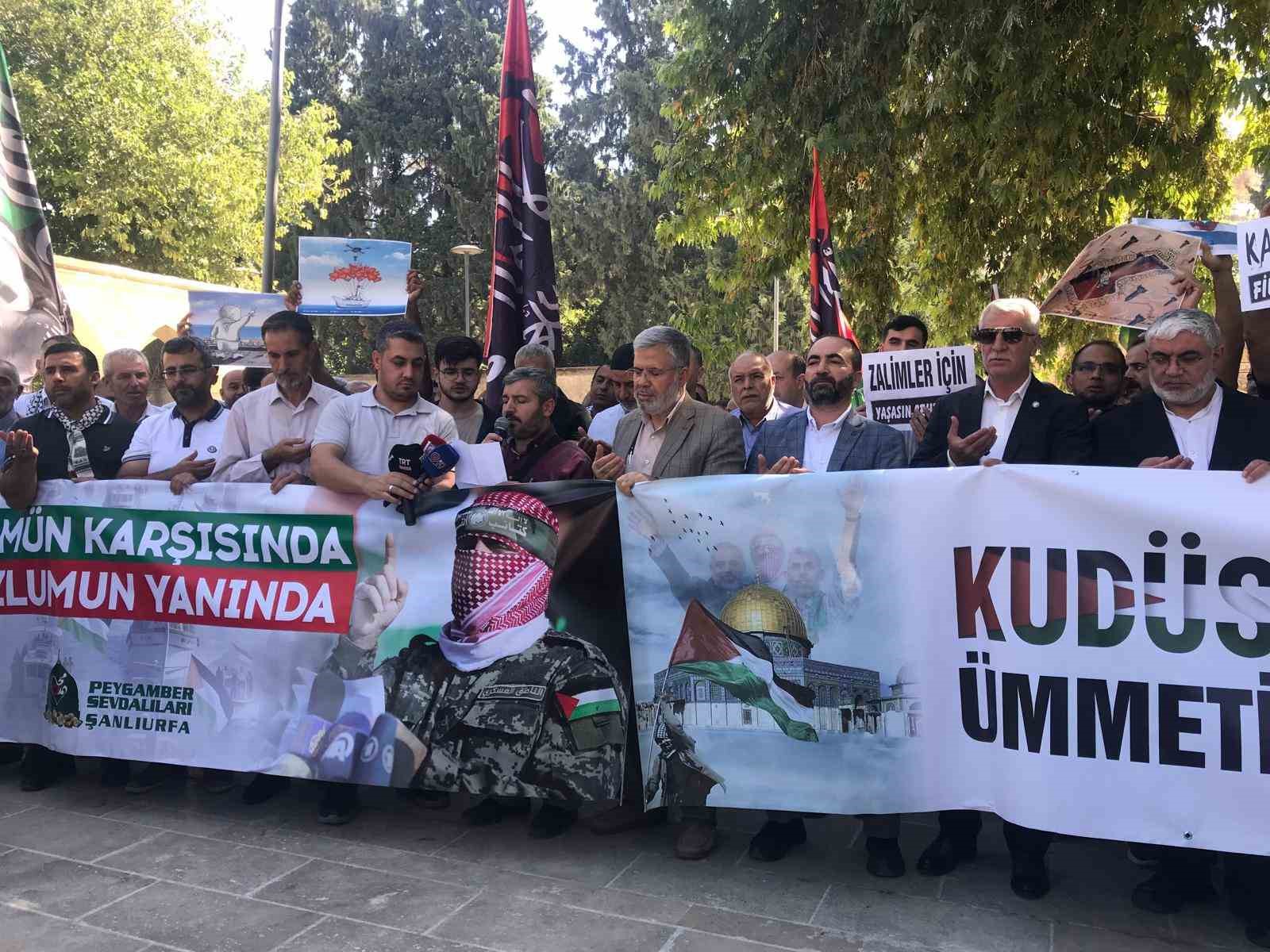 Şanlıurfa’da Sumud Filosu ve Filistin’e destek açıklaması