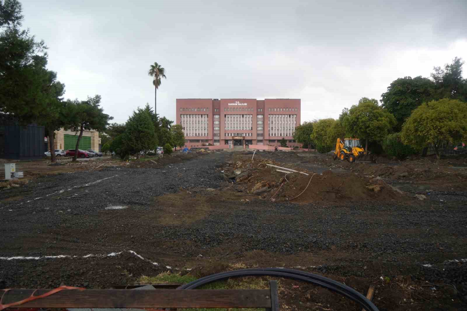 Samsun Valiliği Meydanı yenileniyor: 13,6 milyon TL’lik yatırım