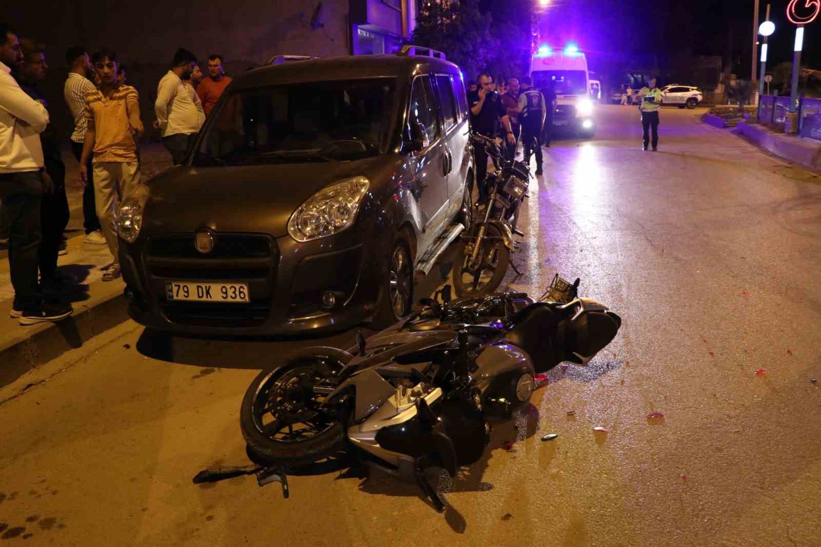 Kilis’te motosiklet kazası: 3 yaralı