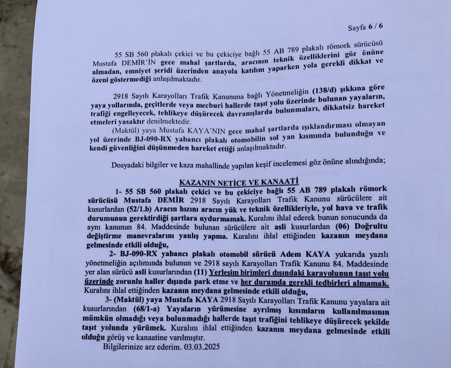 16 yıl hapis alan tır şof&ouml;r&uuml;n&uuml;n eşi: "Adalet istiyorum"
