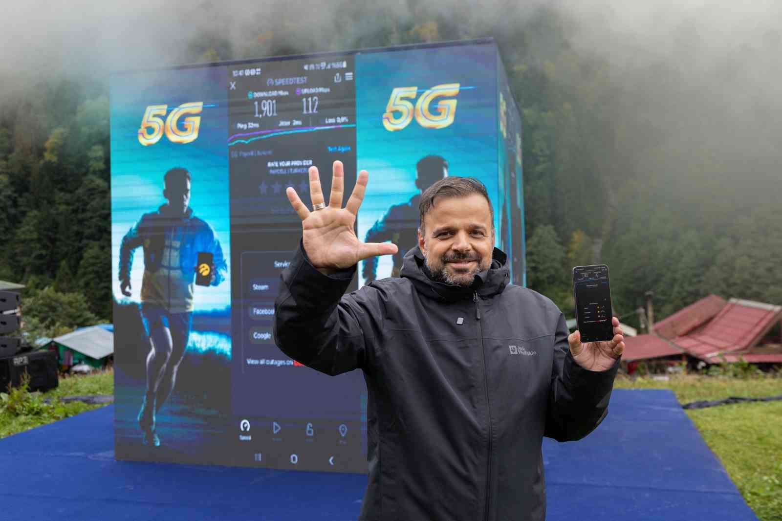 Turkcell’den 1250 metre yükseklikte 5G denemesi