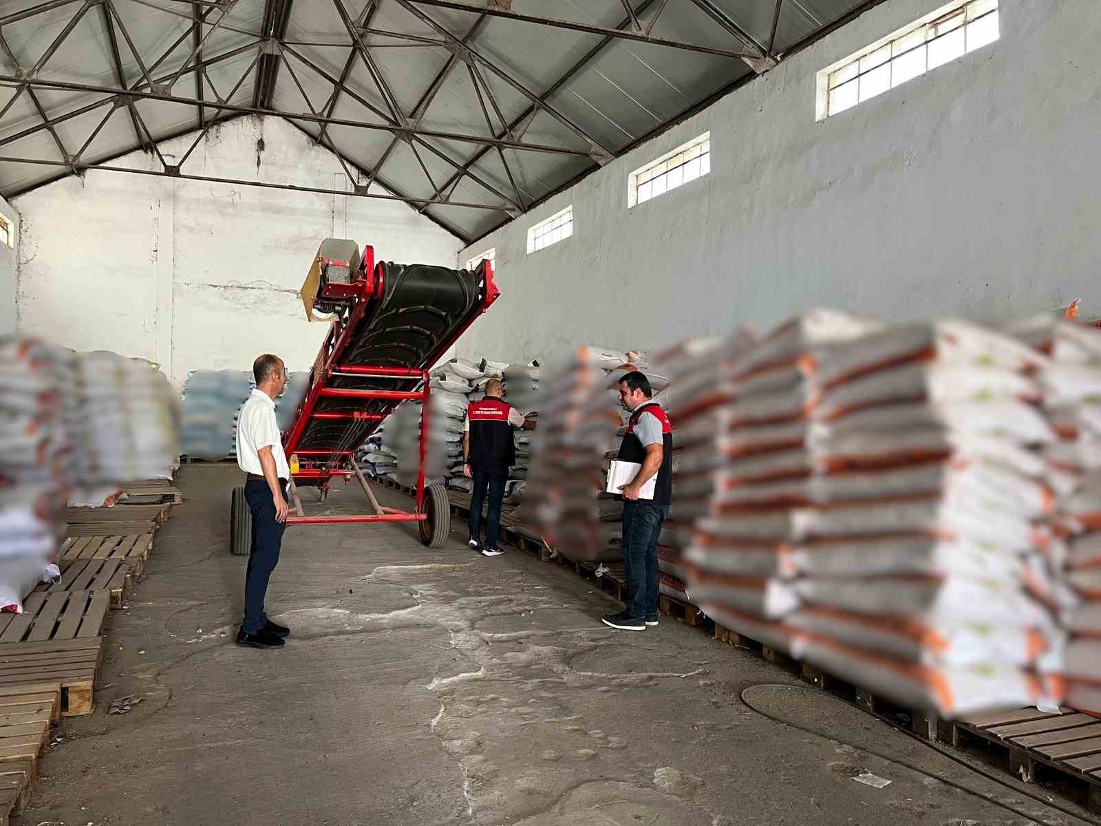 Kırklareli’nde yem bayilerine denetim