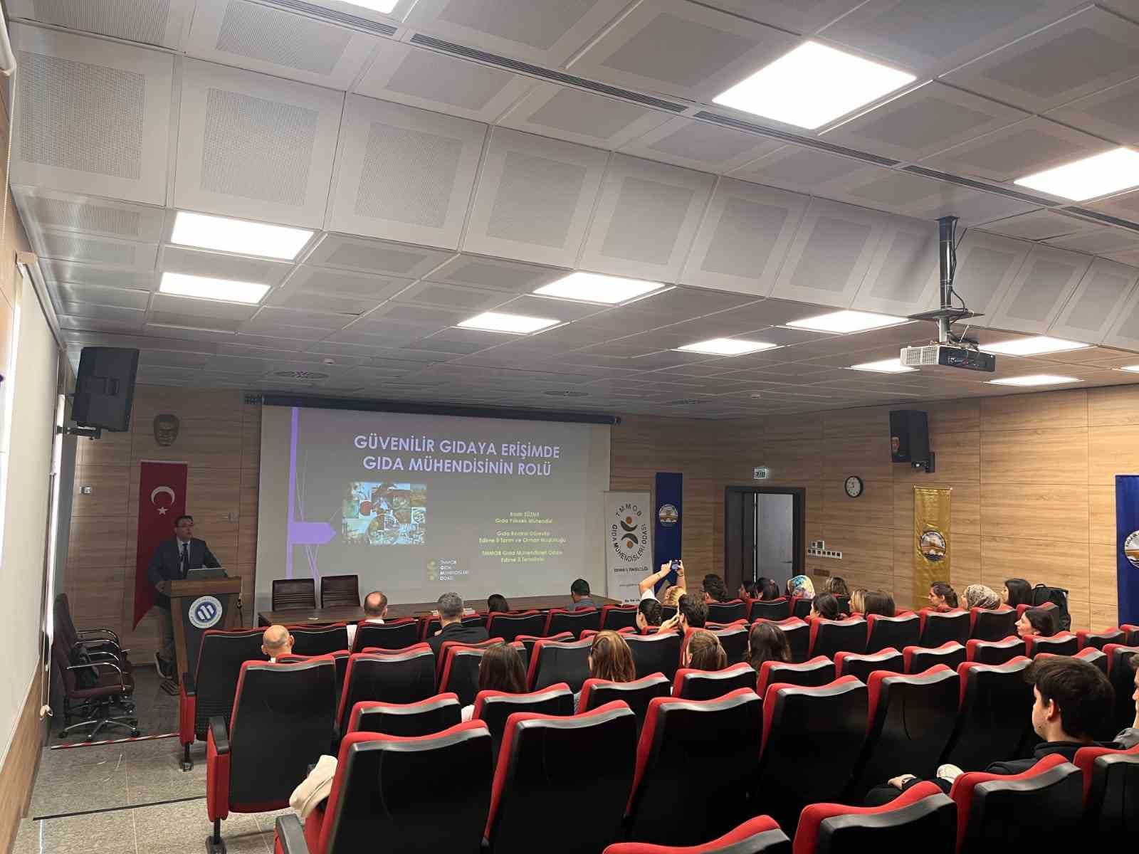 Edirne’de Gıda Mühendisleri günü kutlamaları