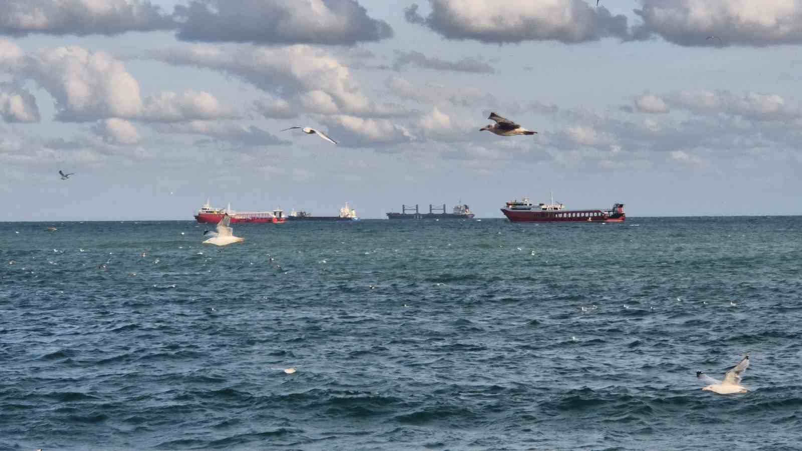 Marmara Denizi’nde poyraz ulaşımı olumsuz etkiledi