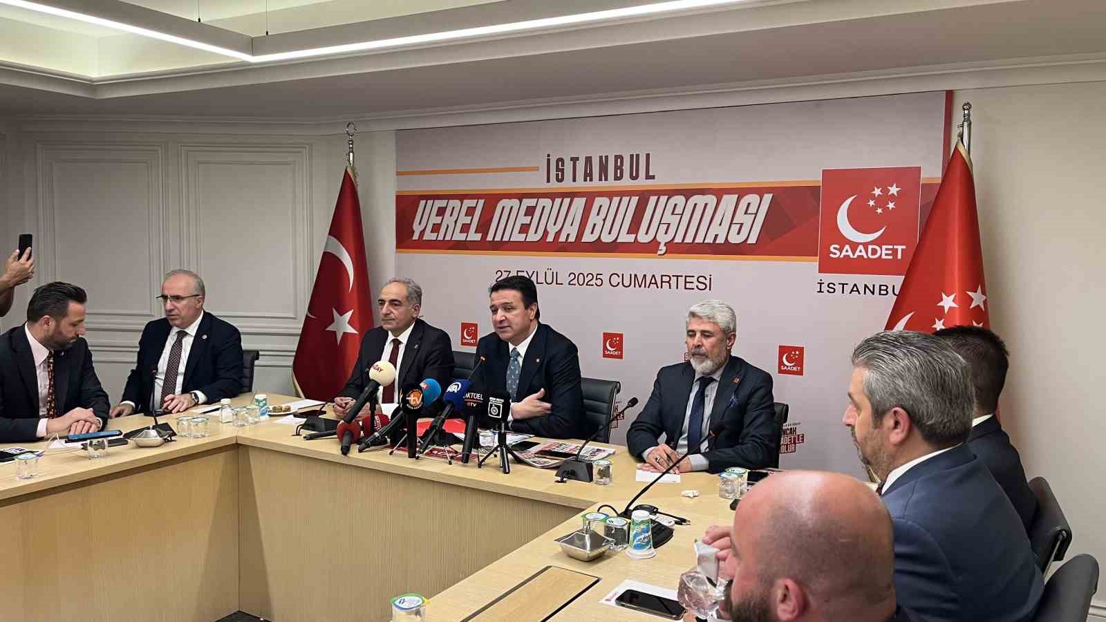 Saadet Partisi Genel Başkanı Arıkan, İstanbul’da yerel medya temsilcileriyle buluştu