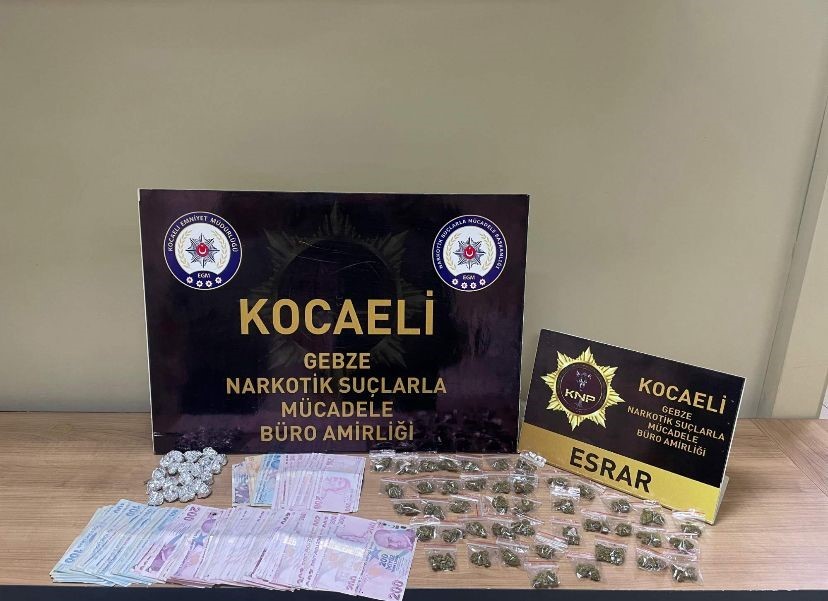 Kocaeli’de uyuşturucu operasyonu: 4 tutuklama