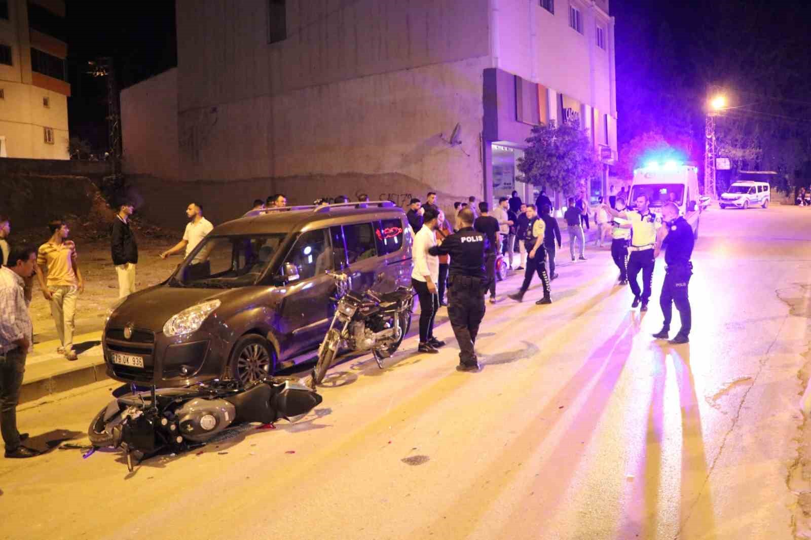 Kilis’te motosiklet kazası: 3 yaralı