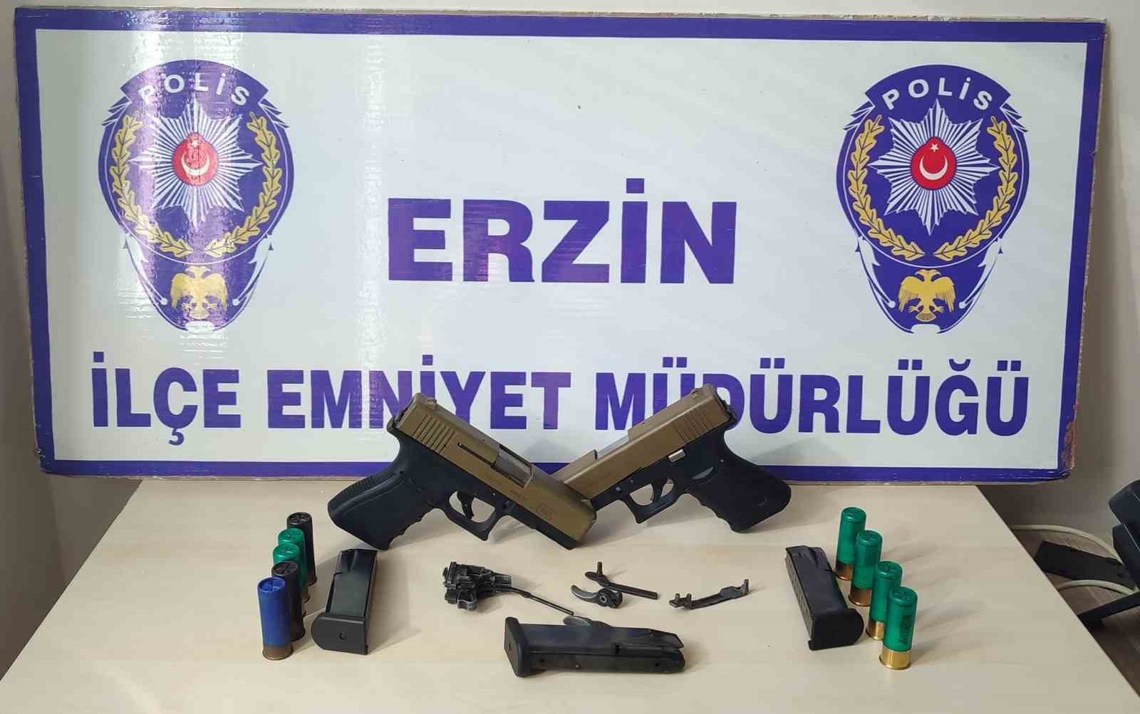 Erzin’de silah kaçakçılığı operasyonu: 2 tutuklama