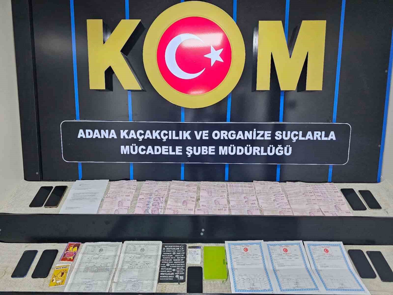 Adana’da tefeci operasyonu: 3 tutuklama