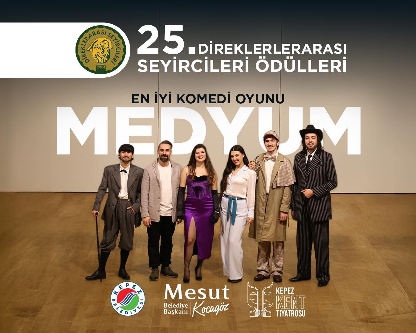 Kepez Kent Tiyatrosu’na ’En İyi Komedi Oyunu’ ödülü