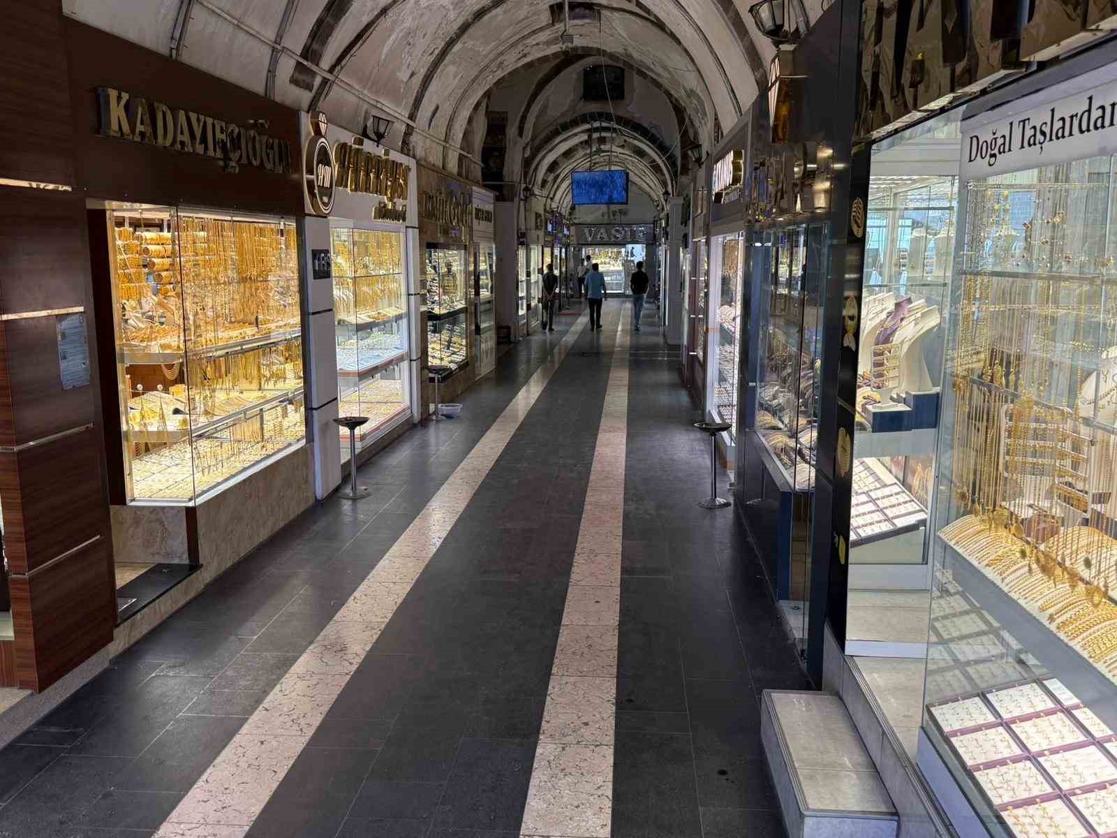 Diyarbakır’da kuyumcular çarşısında durgunluk