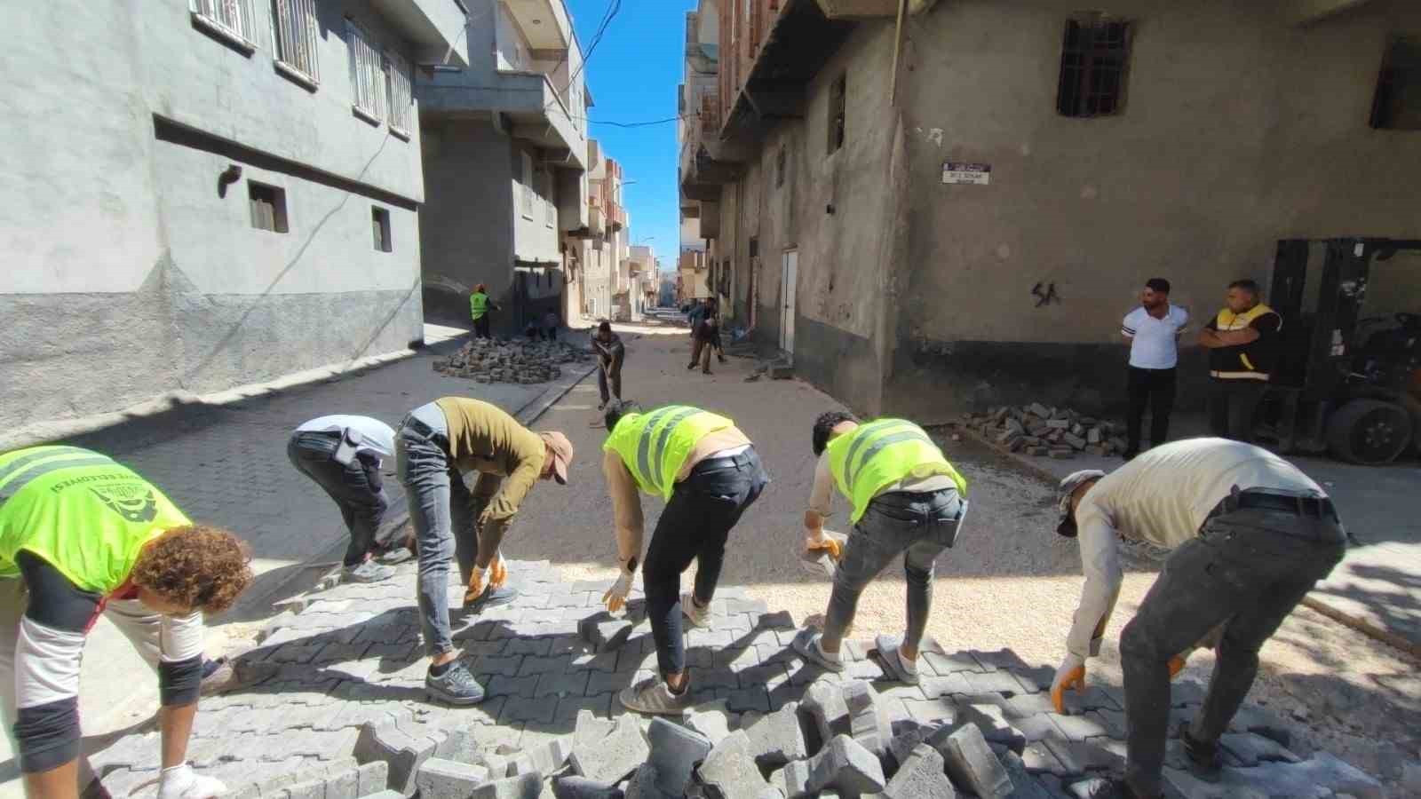 Eyyübiye’de üst yapı çalışmaları devam ediyor