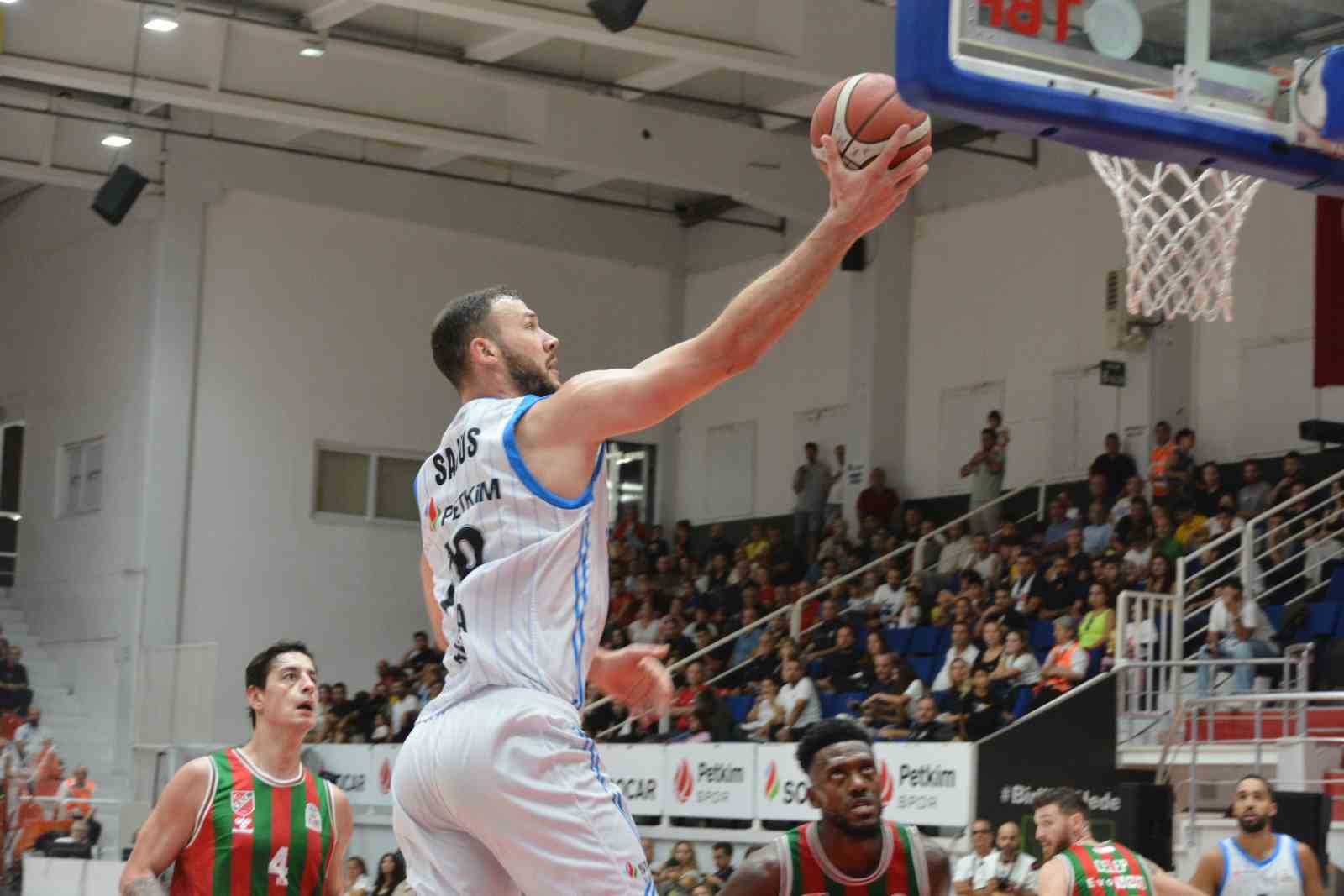 Basketbol Süper Ligi:: Aliağa Petkimspor:  85   Karşıyaka :73