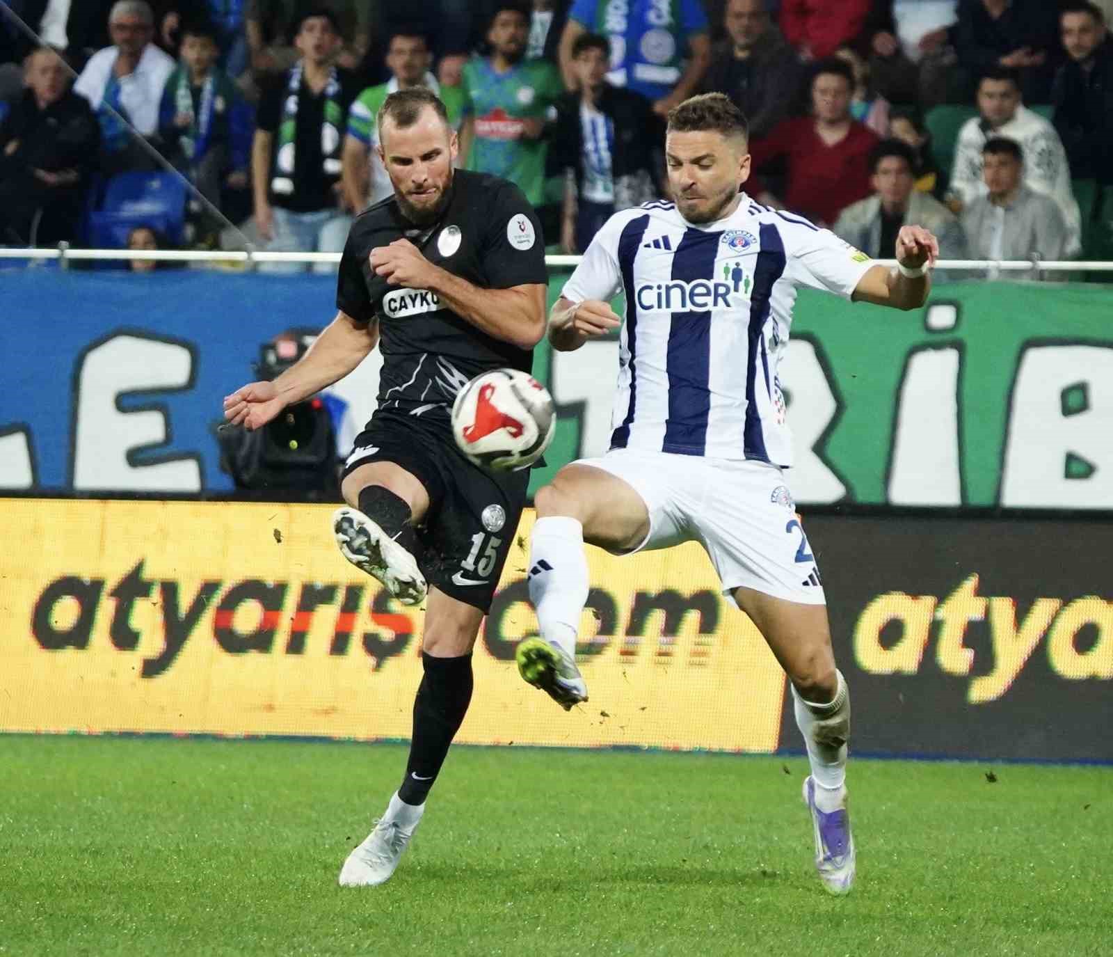 Trendyol Süper Lig: Çaykur Rizespor: 1 - Kasımpaşa: 2 (Maç sonucu)
