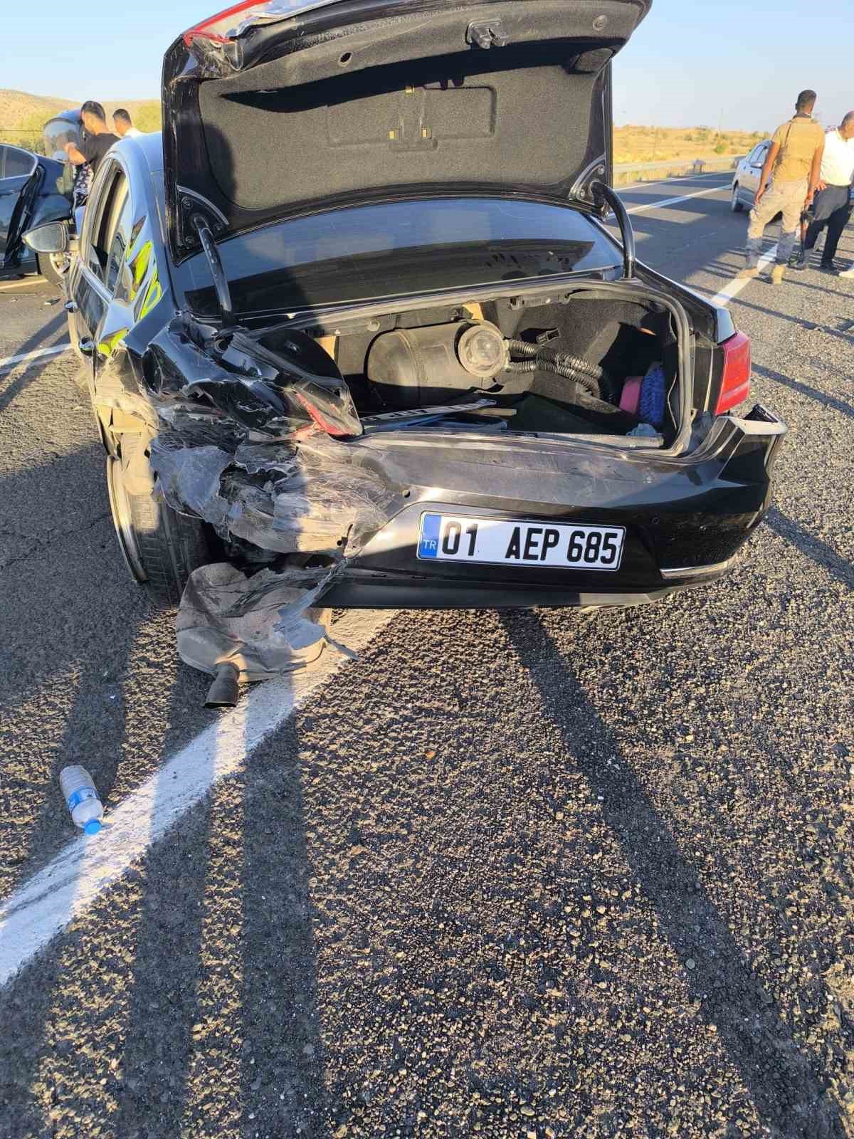 Mardin’de iki otomobil çarpıştı: 7 yaralı