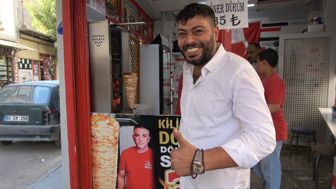 Kilis’te 35 TL’ye döner