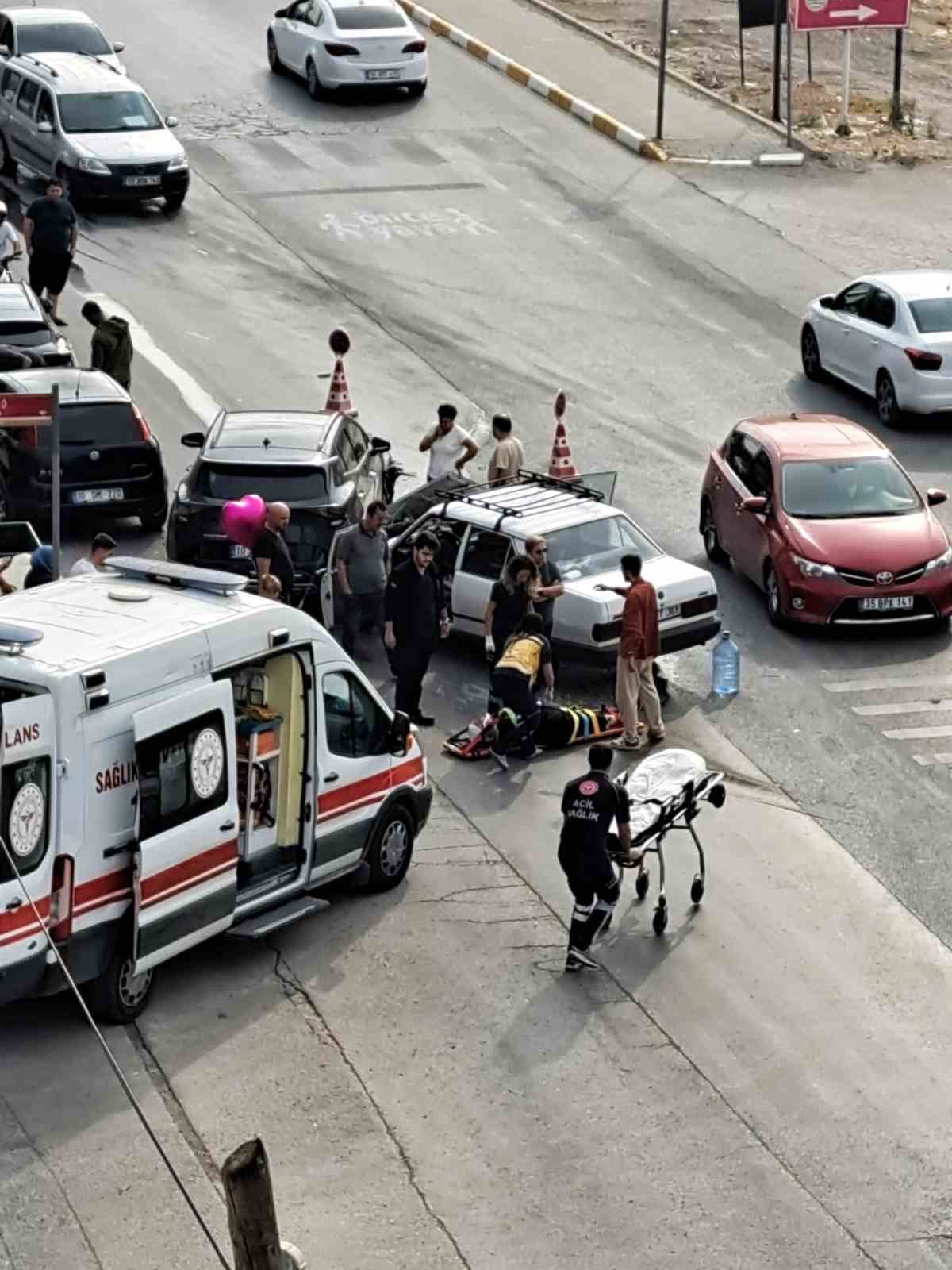 Şehir içinde zincirleme kaza: 3 yaralı