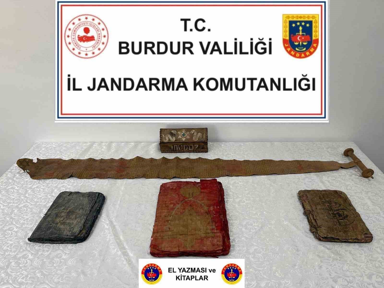 Burdur’da tarih eser operasyonu