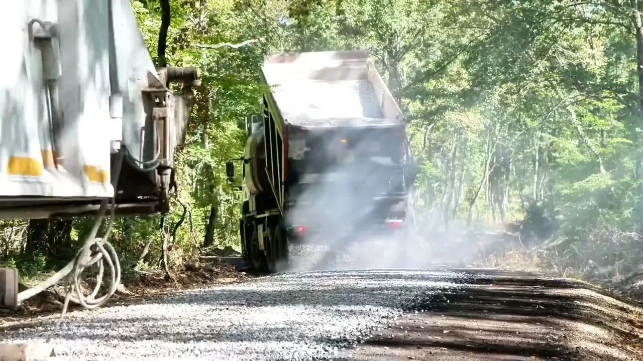 Sinop’ta grup yollarında asfaltlama çalışmaları tamamlandı