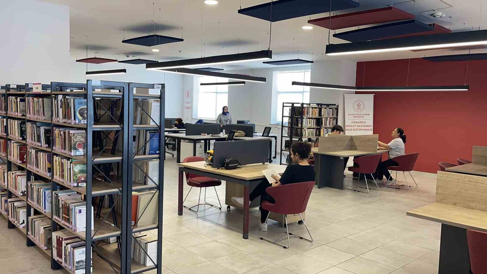 Osmaniye&rsquo;de, T&uuml;rkiye&rsquo;nin ilk Devlet Hastanesi k&uuml;t&uuml;phanesine hizmete a&ccedil;ıldı
