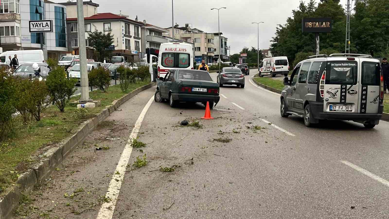 Sinop’ta 6 aracın karıştığı zincirleme kaza: 1 yaralı