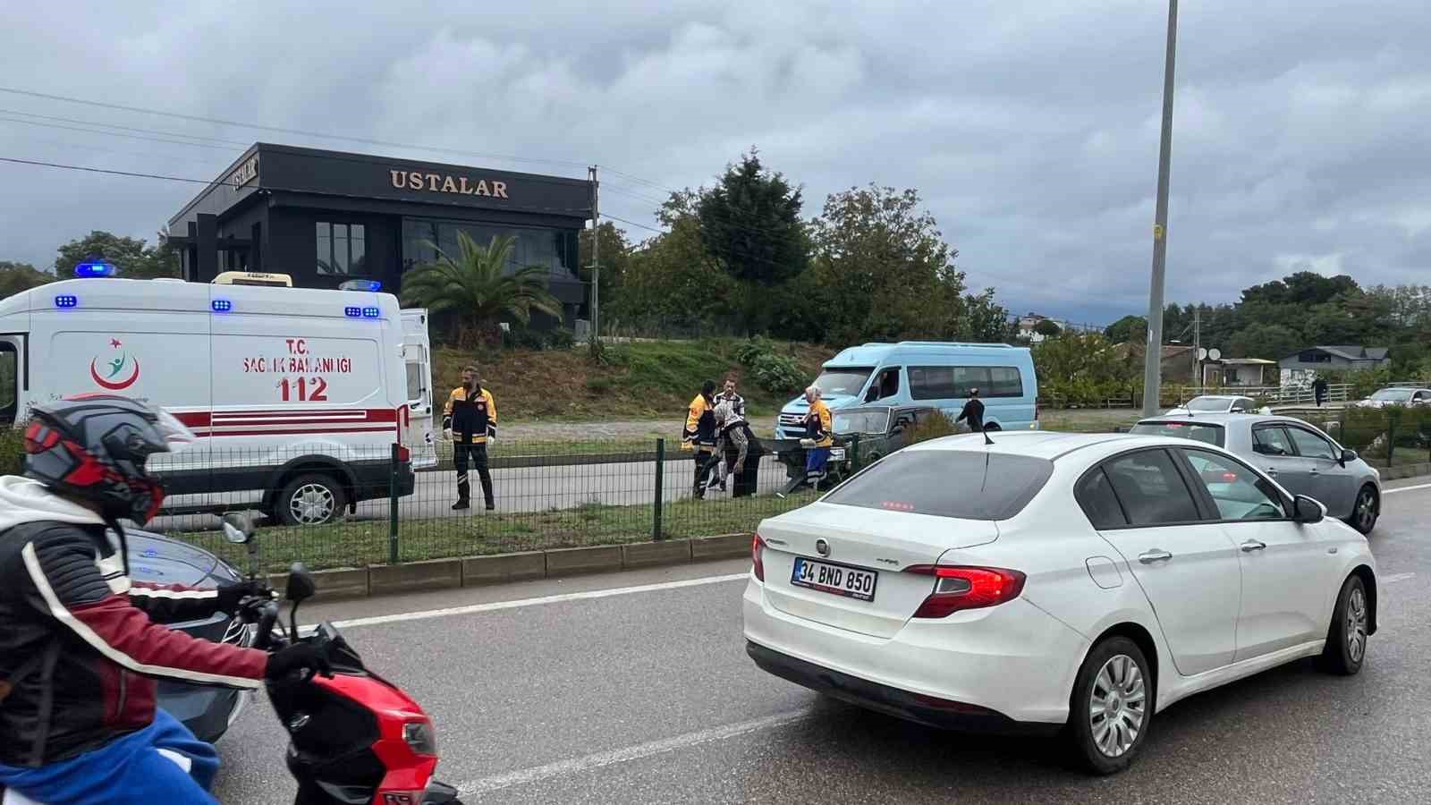 Sinop’ta 6 aracın karıştığı zincirleme kaza: 1 yaralı