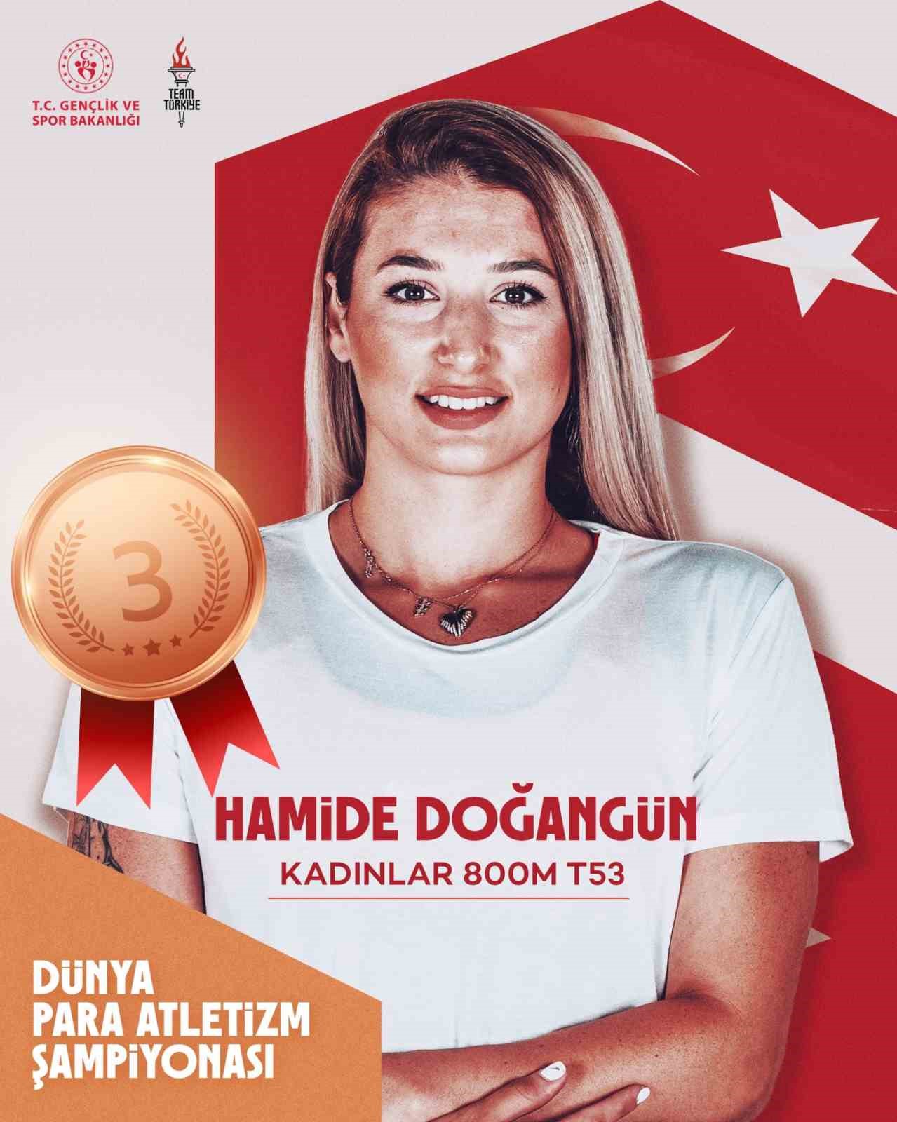 D&uuml;nya Para Atletizm Şampiyonası&rsquo;nda 1 g&uuml;m&uuml;ş, 1 bronz madalya
