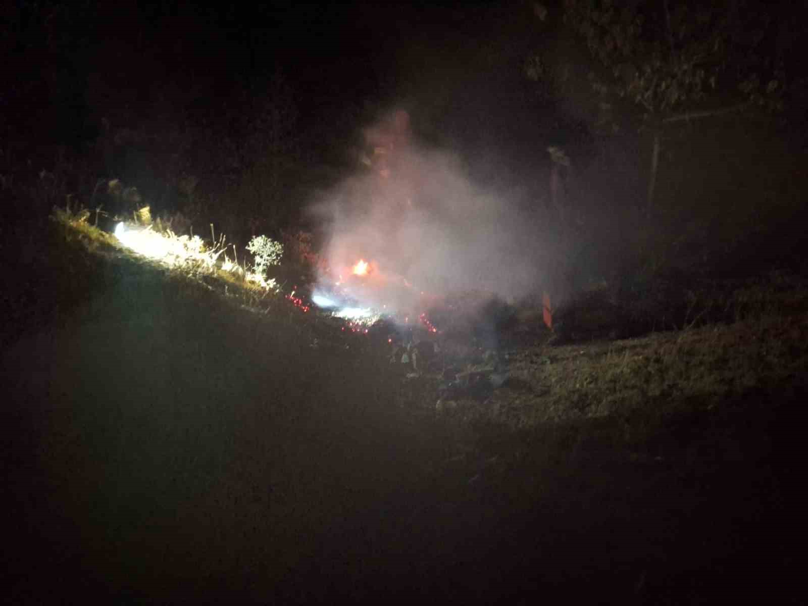 Bingöl’de çıkan yangın söndürüldü