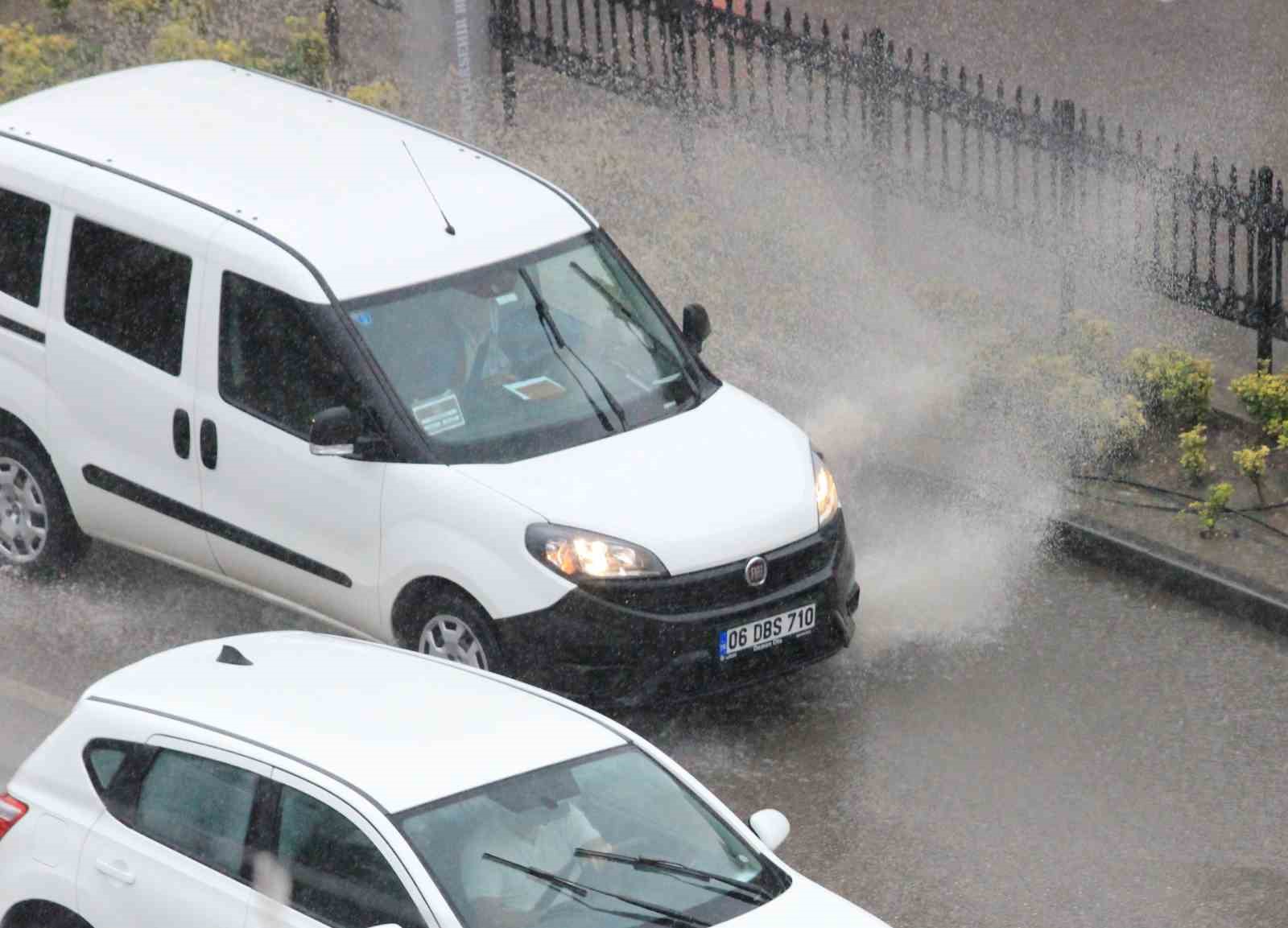 Samsun&rsquo;da kuvvetli sağanak
