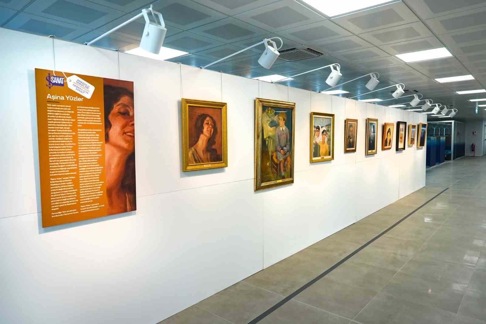 Türkiye İş Bankası  ‘Aşina Yüzler’ sergisiyle sanatseverlerle Antakya’da buluştu