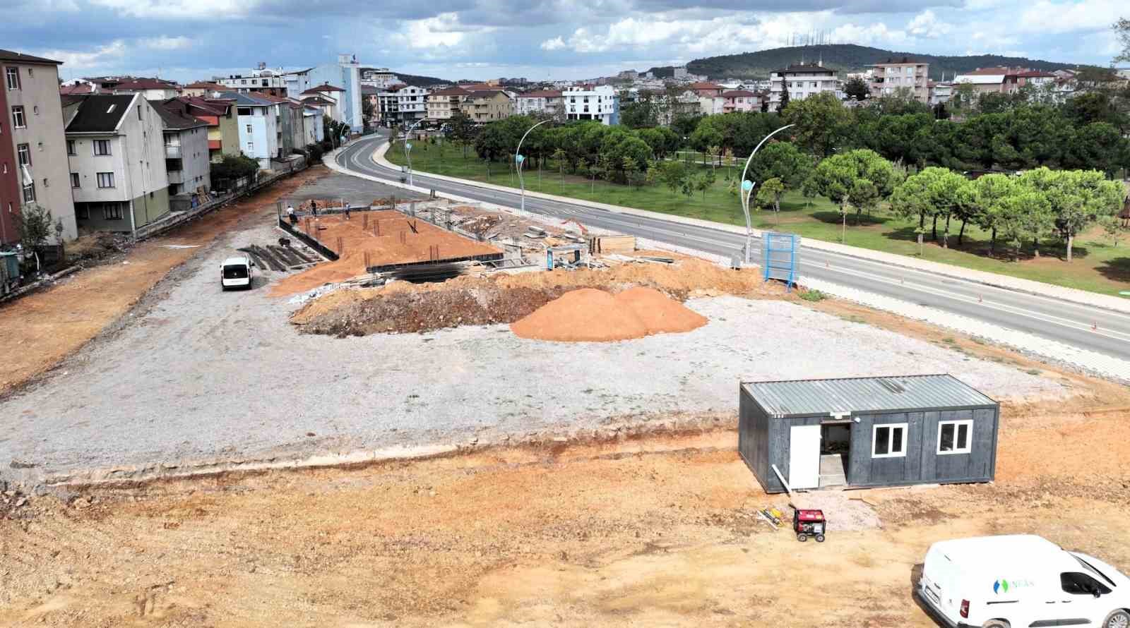 Şehit Yakınları ve Gazi Evi projesinde inşaat ilerliyor