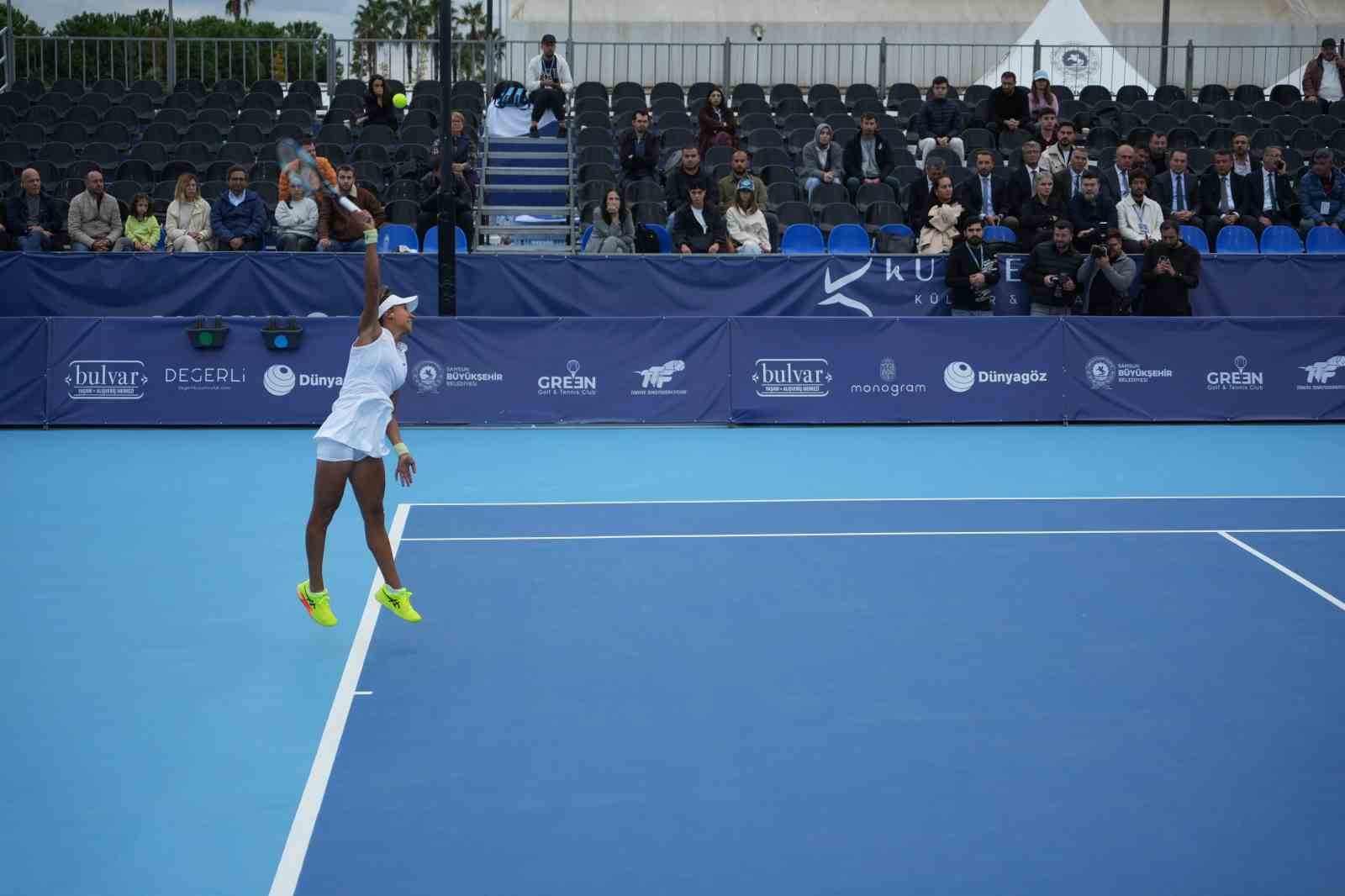 Samsun&rsquo;da uluslarası tenis heyecanı: 26 ülkeden 55 kadın sporcu korta çıkıyor