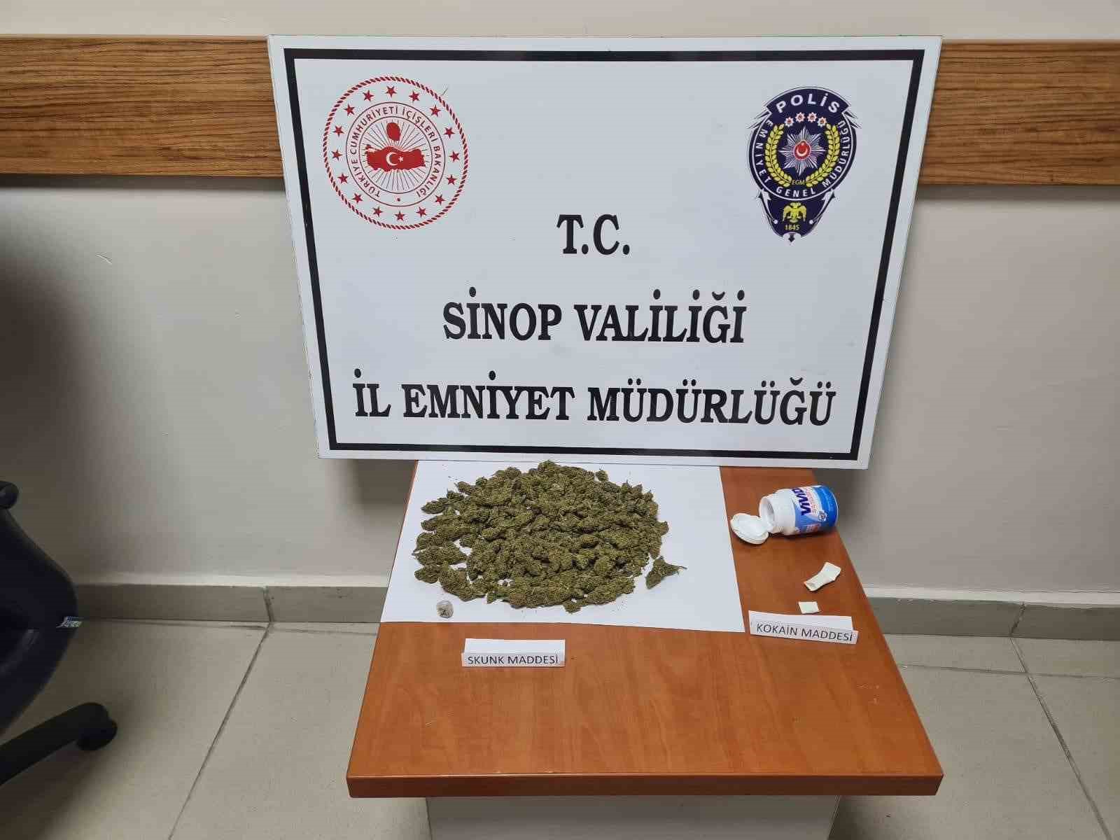 Sinop’ta uyuşturucu operasyonu: 2 gözaltı