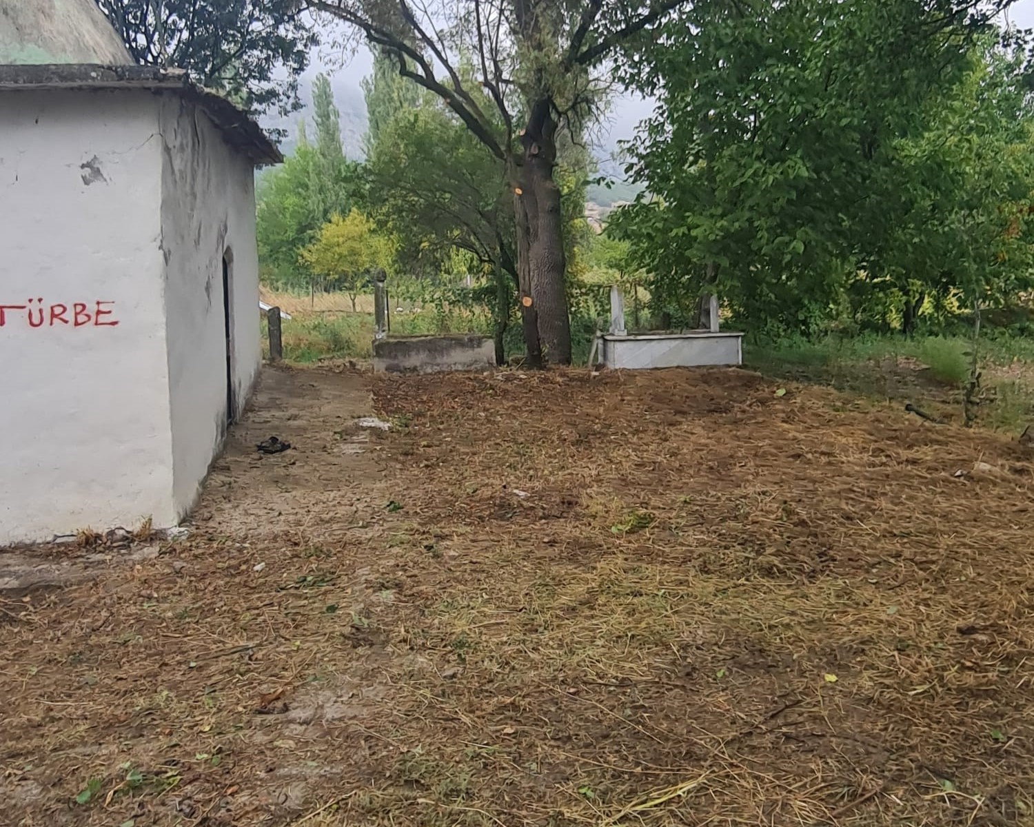 Teslim Abdal Sultan T&uuml;rbesi tepkilerin ardından temizlendi
