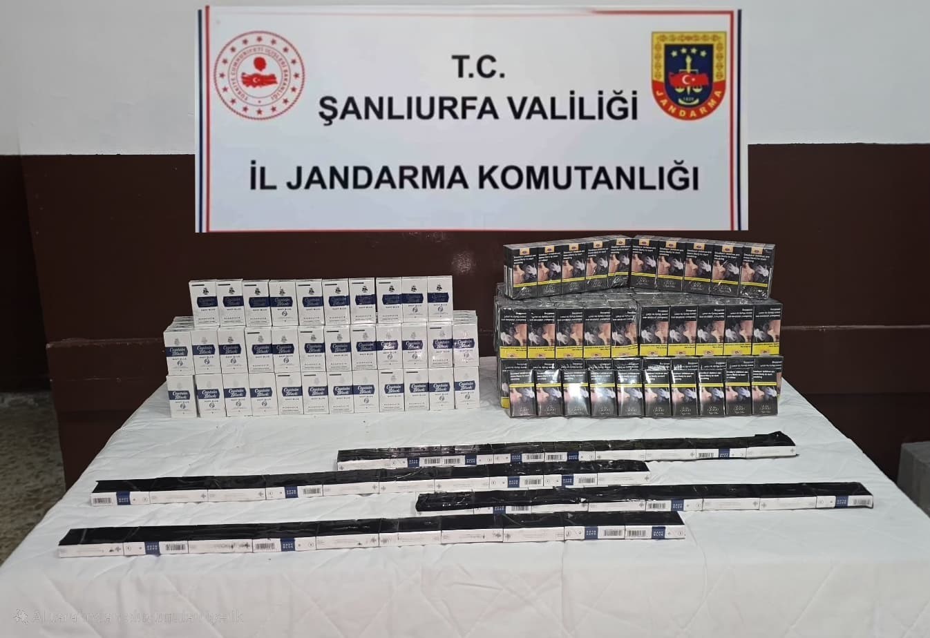 Şanlıurfa’da 460 paket kaçak sigara ele geçirildi