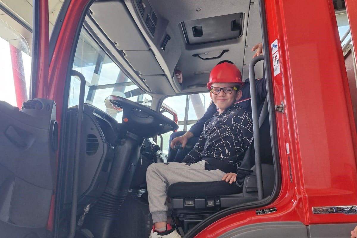 Samsun&rsquo;da &ouml;zel &ouml;ğrencilere itfaiye eğitimi
