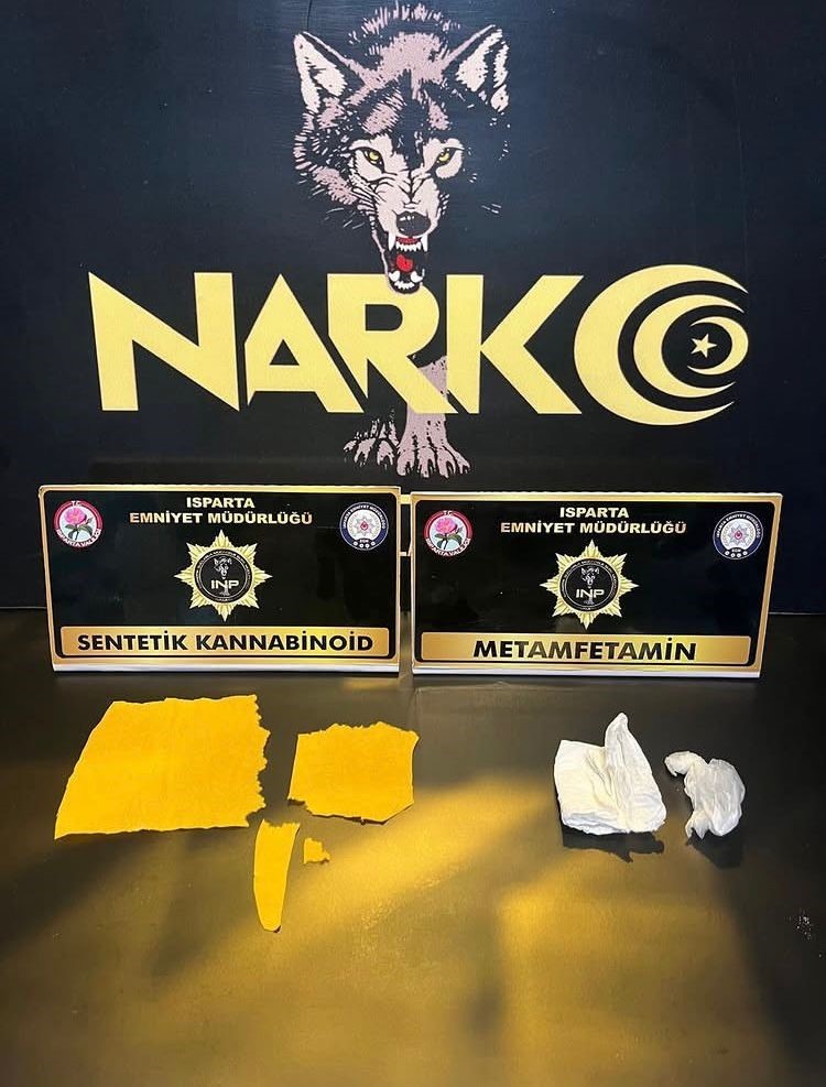 Isparta’da uyuşturucu operasyonunda 2 şüpheliye adli işlem