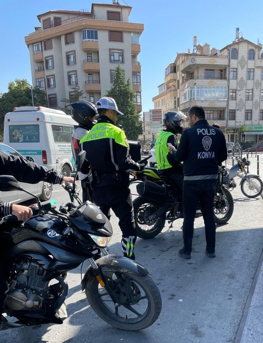 Konya&rsquo;da 211 ekiple motosiklet denetimi
