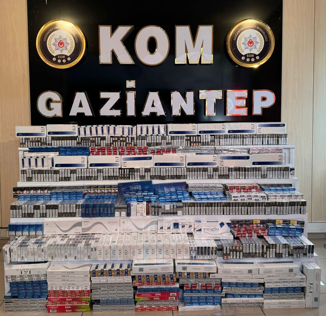 Gaziantep’te 2 milyon 340 bin adet makaron ele geçirildi