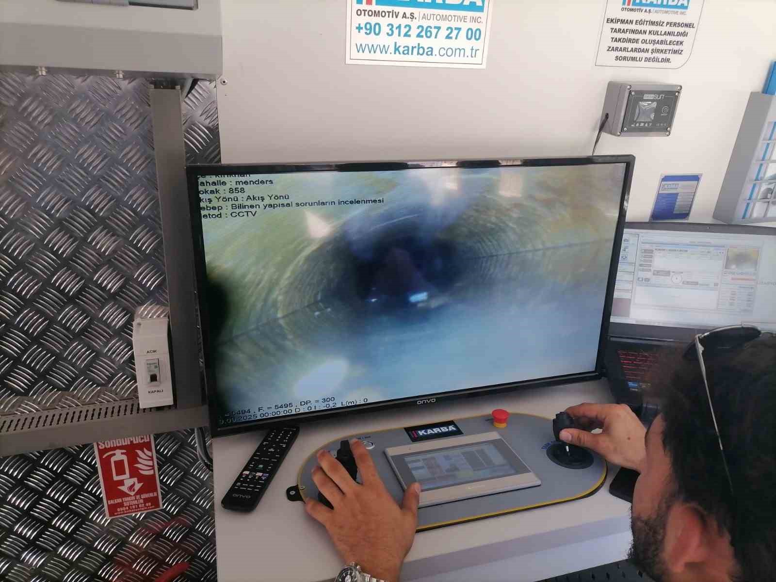 Hatay’da kanalizasyon ve yağmur suyu hatlarında yaşanan sorunlar teknolojiyle çözülüyor